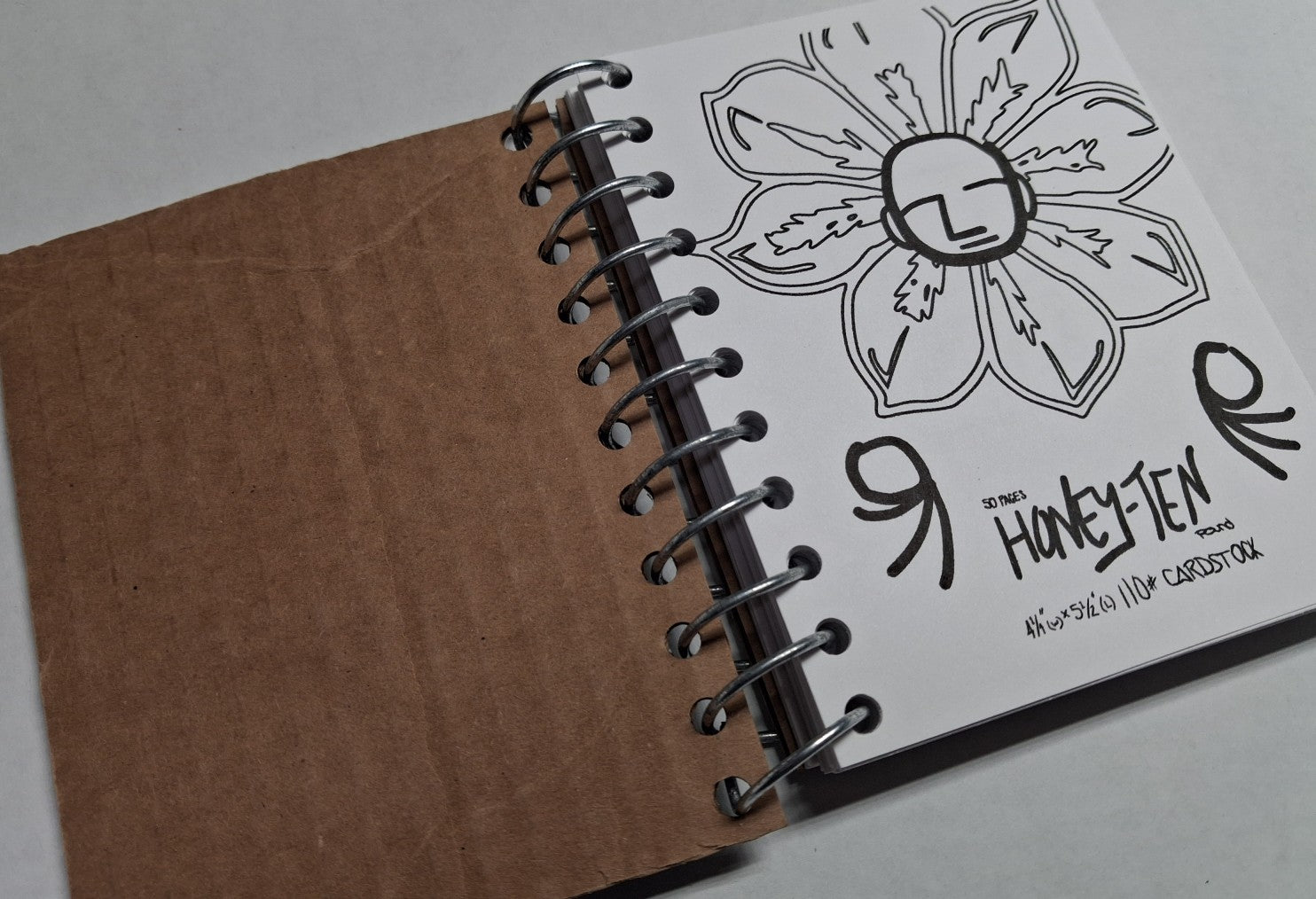 Honey Ten Spiral Bound Heavy-Duty Notebook