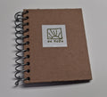 Handmade spiral bound notebook 4.5" x 5.5"