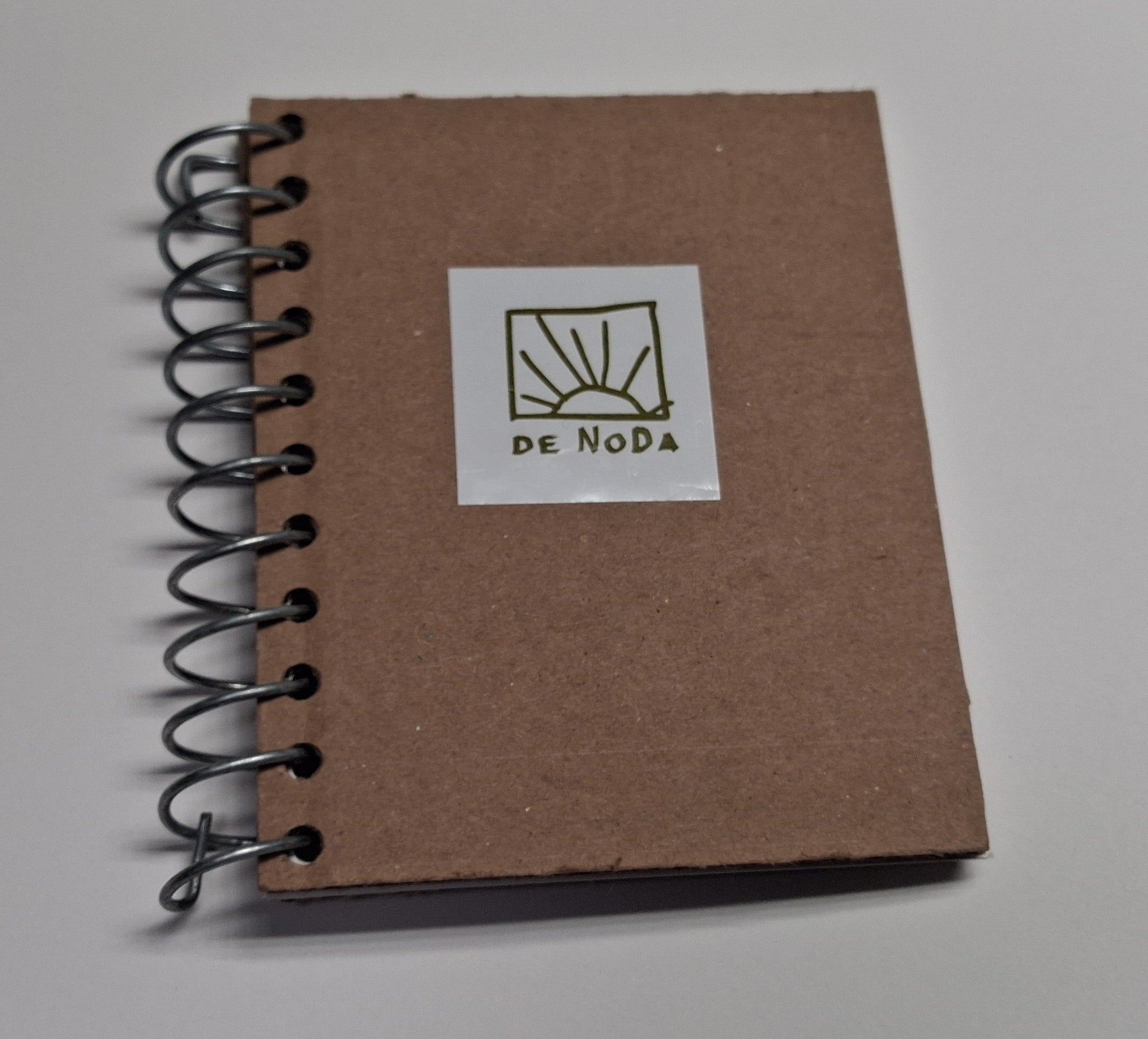 Handmade spiral bound notebook 4.5" x 5.5"